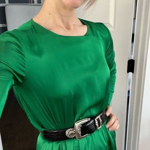 Green Dress BCBG Runway collection St. Patrick's Day